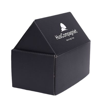 Revêtement UV se pliant de boîte d'emballage de Tab Lock Gable Corrugated Paper