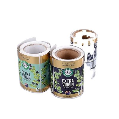 CMYK découpé avec des matrices adhésif Pantone Logo Label Sticker Custom Printed