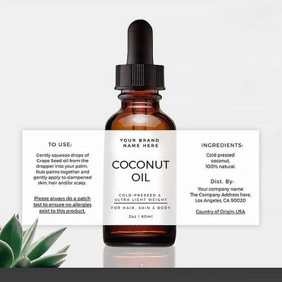 Impression faite sur commande arrondie d'autocollants faits sur commande non-toxiques de label de vinyle