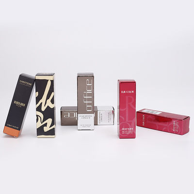 Rouge à lèvres C1S Art Paper Cosmetic Packaging Boxes de CMYK écologique