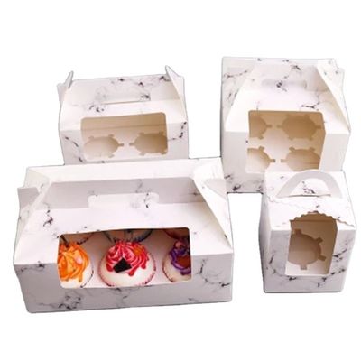 Couleur faite sur commande de luxe pliable de boîte de gâteau de papier d'ODM 420gsm emballage d'OEM
