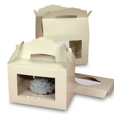 Couleur faite sur commande de luxe pliable de boîte de gâteau de papier d'ODM 420gsm emballage d'OEM