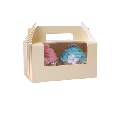 Couleur faite sur commande de luxe pliable de boîte de gâteau de papier d'ODM 420gsm emballage d'OEM