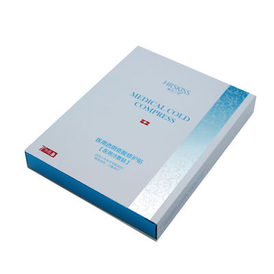 350gsm écologique a enduit la boîte d'emballage de couleur de papier de C1S pour l'emballage de soins de la peau