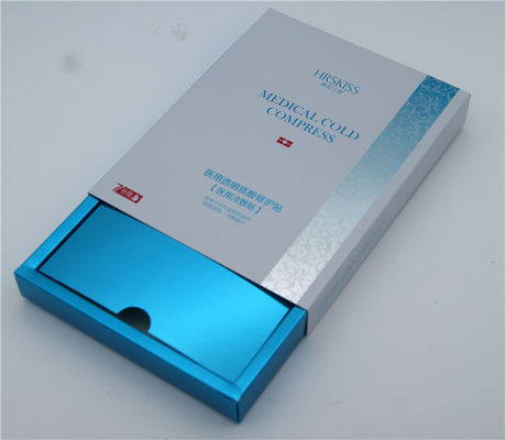 350gsm écologique a enduit la boîte d'emballage de couleur de papier de C1S pour l'emballage de soins de la peau
