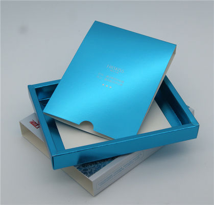 350gsm écologique a enduit la boîte d'emballage de couleur de papier de C1S pour l'emballage de soins de la peau