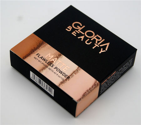 boîtes de empaquetage cosmétiques de papier de la carte 350gsm avec le film de toucher doux