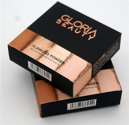 boîtes de empaquetage cosmétiques de papier de la carte 350gsm avec le film de toucher doux