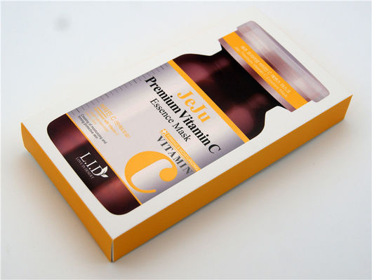 Le panneau argenté du masque 300gsm d'essence a imprimé les boîtes cosmétiques Logo Printed