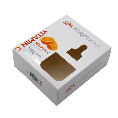 Logo Lotion Essence Cosmetic Packaging adapté aux besoins du client enferme dans une boîte avec des insertions