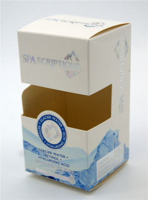 Logo Lotion Essence Cosmetic Packaging adapté aux besoins du client enferme dans une boîte avec des insertions