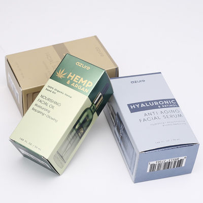 Bouteille de parfum argentée de carte de CMYK 350gsm empaquetant Logo Printed Boxes