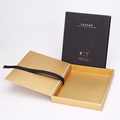 l'emballage cosmétique de papier de la carte 400g enferme dans une boîte le tiroir de cadeau de maquillage de soins de la peau