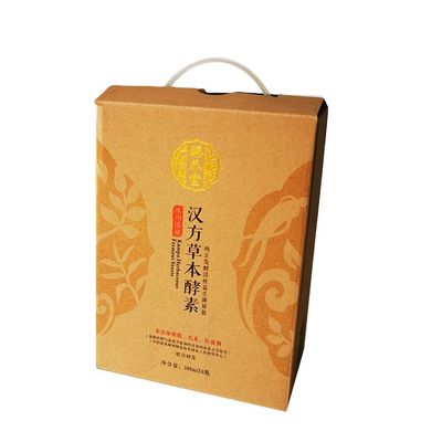 E cannelure de thé de rectangle d'ODM a ridé le carton flexible de boîte-cadeau
