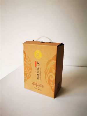 E cannelure de thé de rectangle d'ODM a ridé le carton flexible de boîte-cadeau