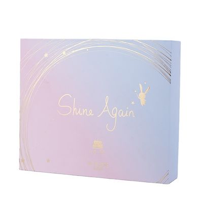 300gsm bleu rose Art Paper Custom Luxury Apparel enferme dans une boîte l'estampillage chaud