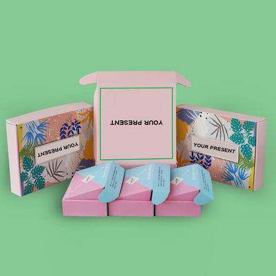 Le bâti 350GSM a ridé les boîtes de papier écologiques pour le cosmétique