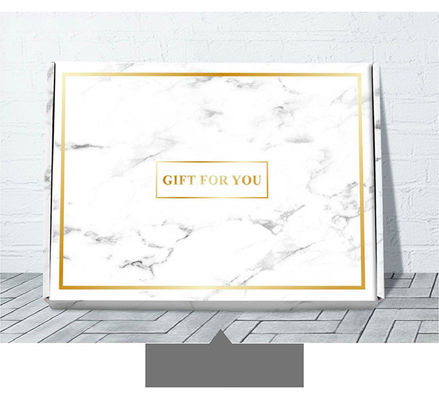 boîte-cadeau de carton du paquet 800gsm plat avec la forme faite sur commande de couvercles
