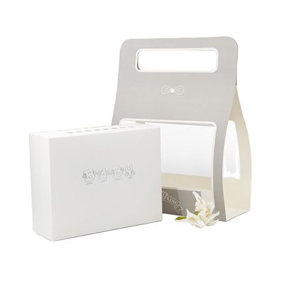 Caisse d'emballage rigide colorée de cadeau d'anniversaire du panneau 1.5mm de CMYK 900gsm