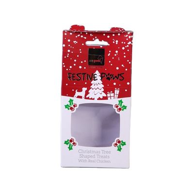 Logo fait sur commande de présentation de boîte-cadeau créatifs de l'empaquetage CMYK Windowed