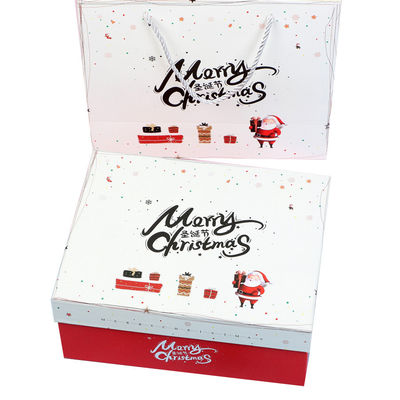 Réutilisé 2 morceaux 250g Art Paper Cardboard Gift Boxes avec des couvercles