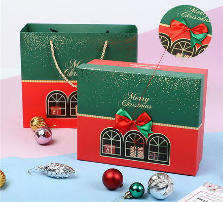 Réutilisé 2 morceaux 250g Art Paper Cardboard Gift Boxes avec des couvercles