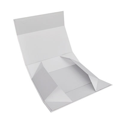 Boîte-cadeau rigide pliable de Noël 900GSM du carton 1.5mm complètement blanc