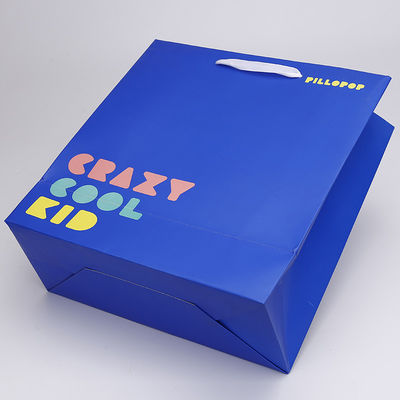 Logo Matt Varnish Printable Paper Bags fait sur commande jetable avec la poignée