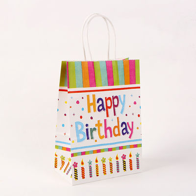 Sacs en papier 350GSM imprimables pour le cadeau d'anniversaire