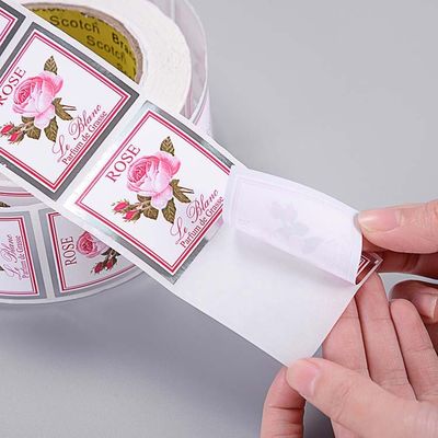 Autocollants faits sur commande cosmétiques thermiques adhésifs de label du produit CMYK PMS