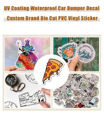 Les autocollants faits sur commande brillants imperméables ronds de label roulent imprimant le logo de marque