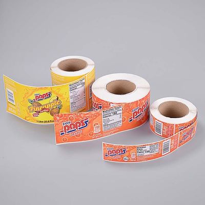 Les autocollants faits sur commande de label de PVC de dentelle colorée remettent à compte le ruban adhésif imprimable