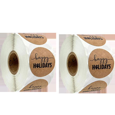 CMYK découpé avec des matrices adhésif Pantone Logo Label Sticker Custom Printed