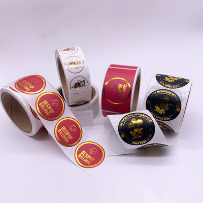 CMYK découpé avec des matrices adhésif Pantone Logo Label Sticker Custom Printed