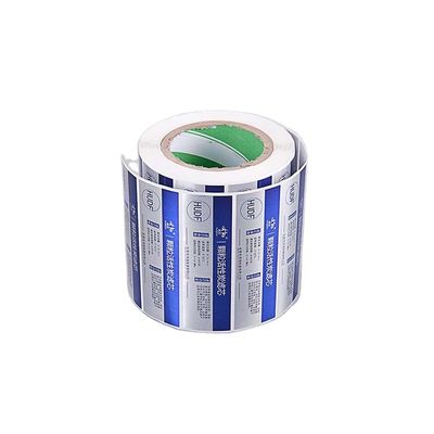 Style multi de tache de couleur de polypropylène d'autocollants faits sur commande carrés de label