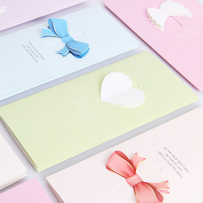 L'ODM d'OEM réutilisé a gravé le style en refief de luxe de papier de cartes de voeux