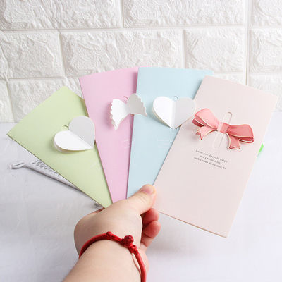 L'ODM d'OEM réutilisé a gravé le style en refief de luxe de papier de cartes de voeux
