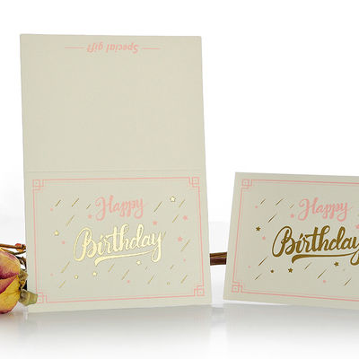 Le conseil en ivoire de l'anniversaire 250g de vacances a réutilisé l'impression faite sur commande de cartes de papier