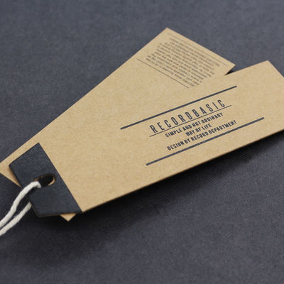 Aluminium luxueux emboutissant la tache Hang Tag Pantone Color personnalisé UV