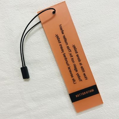 Le mariage d'OEM Debossing vous remercient oscillation Hang Tag With Rope de carton