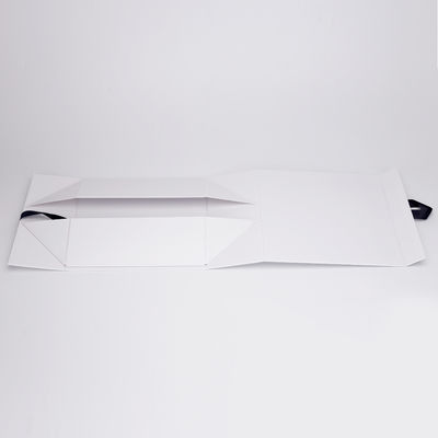 Boîte de empaquetage blanche se pliante du papier 185g de fantaisie magnétique pour l'habillement