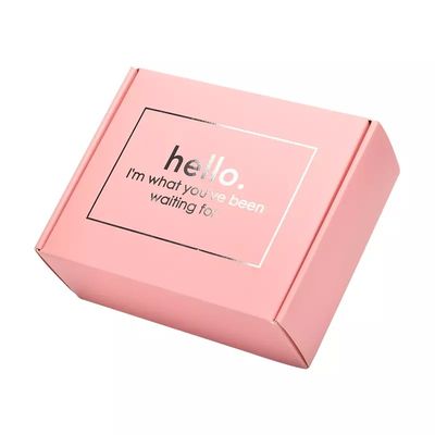 Caisses d'emballage roses de cadeau de CMYK avec le ruban