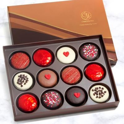 Boîtes du cadeau 1200g Grey Board Custom Food Packaging de chocolat