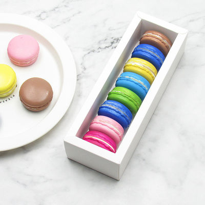 boîtes faites sur commande d'emballage alimentaire d'OEM Macaron avec la fenêtre claire