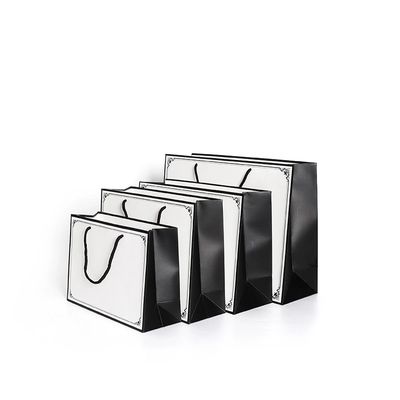 Logo stratifié de empaquetage de achat de C1S Art Paper Tote Bags Custom